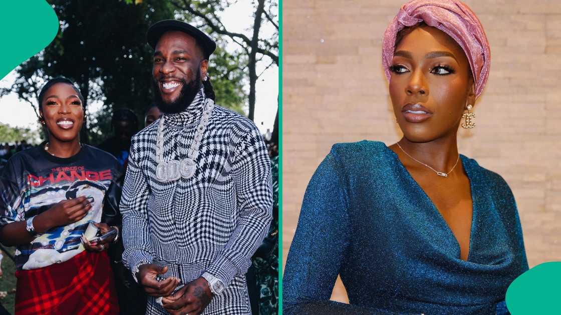 Burna Boy's sister speaks about deleting his tweets. Burna Boy's sister speaks about deleting his tweets.