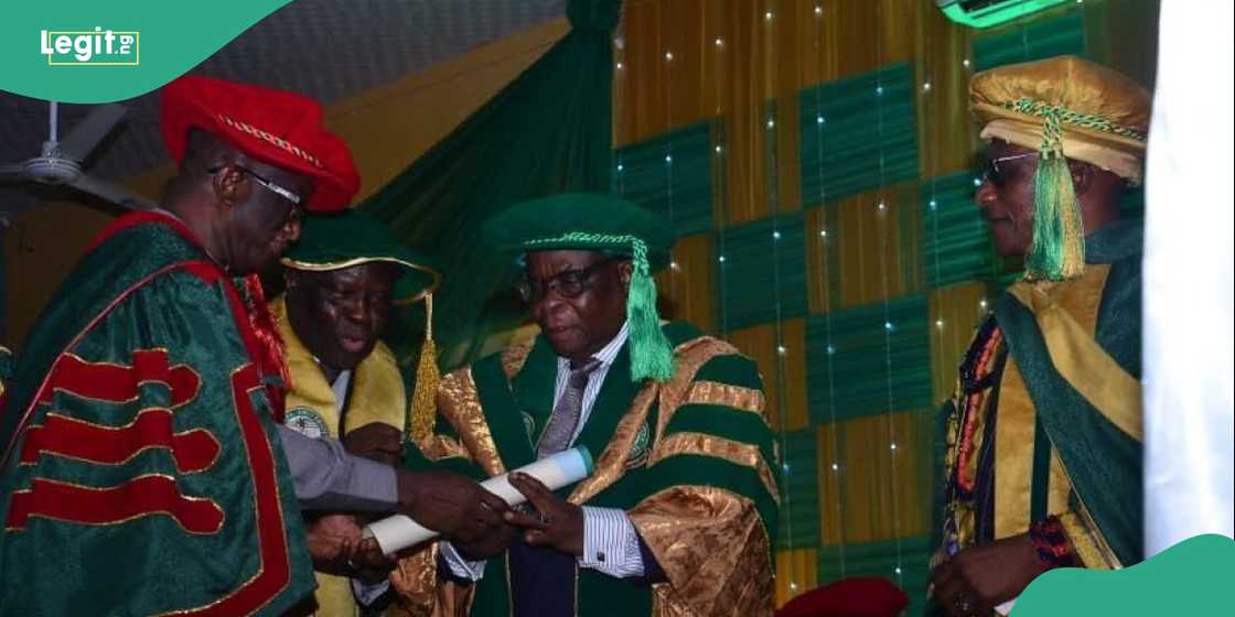 FUOYE marks 10th convocation with 7,684 graduates, expanded from 8 to 18 faculties, student enrolment hits 60,000, first law graduates emerge. FUOYE marks 10th convocation with 7,684 graduates, expanded from 8 to 18 faculties, student enrolment hits 60,000, first law graduates emerge.