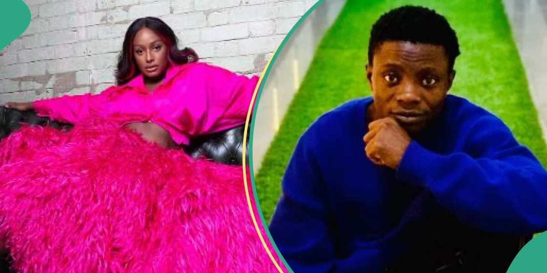 Young Duu shoots his shots at DJ Cuppy.