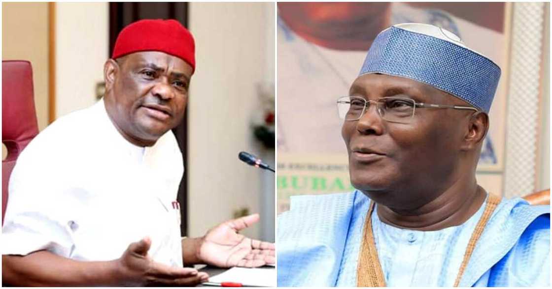 PDP, 2023 election, Atiku Abubakar, Dino Melaye, Nyesom Wike PDP, 2023 election, Atiku Abubakar, Dino Melaye, Nyesom Wike