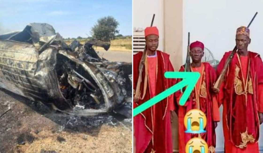 Fadawan Shehun Borno sun mutu a hadarin mota Fadawan Shehun Borno sun mutu a hadarin mota