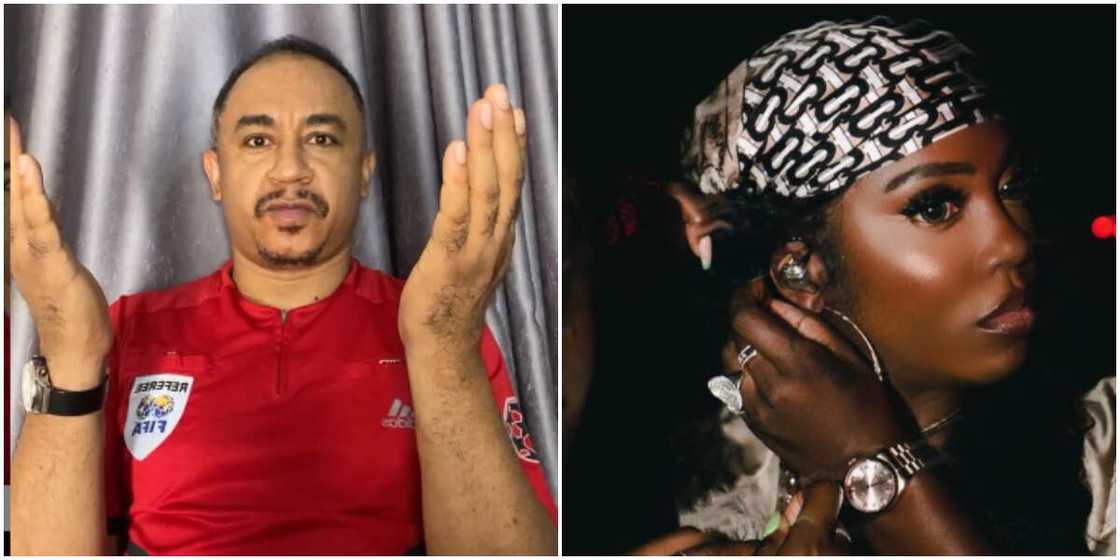 Daddy Freeze and Tiwa Savage Daddy Freeze and Tiwa Savage