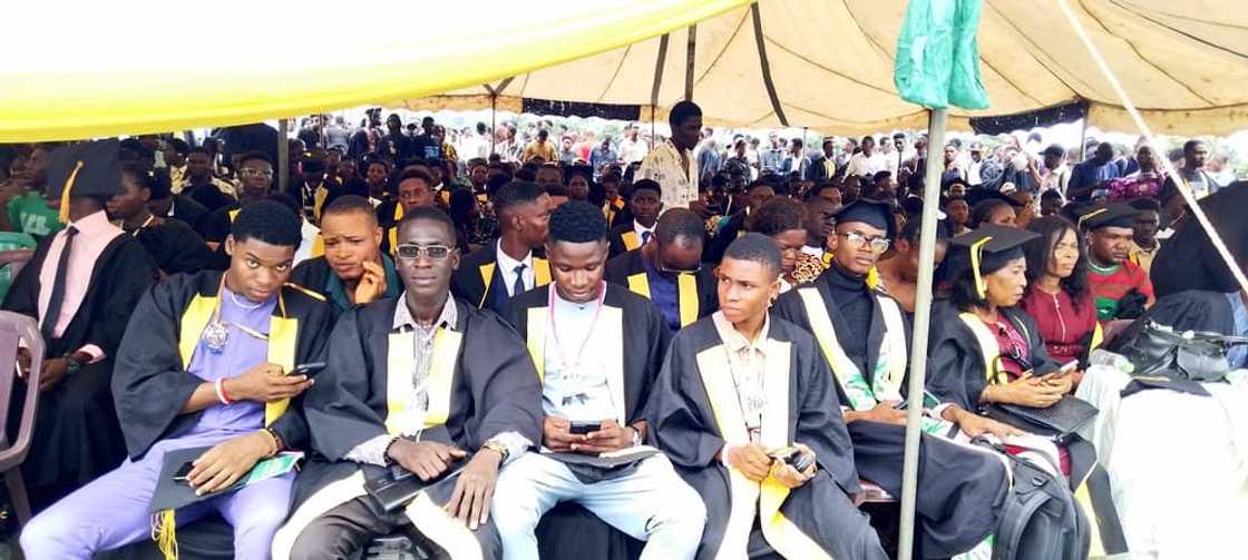FUTO University students graduating
