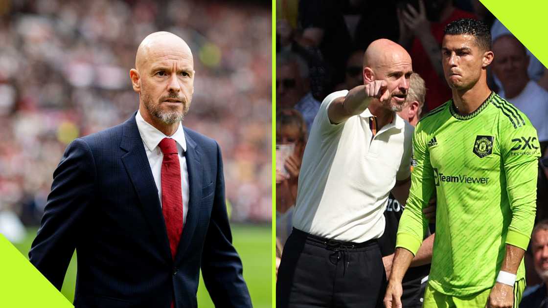 Cristiano Ronaldo and Erik ten Hag didn't get along at Manchester United