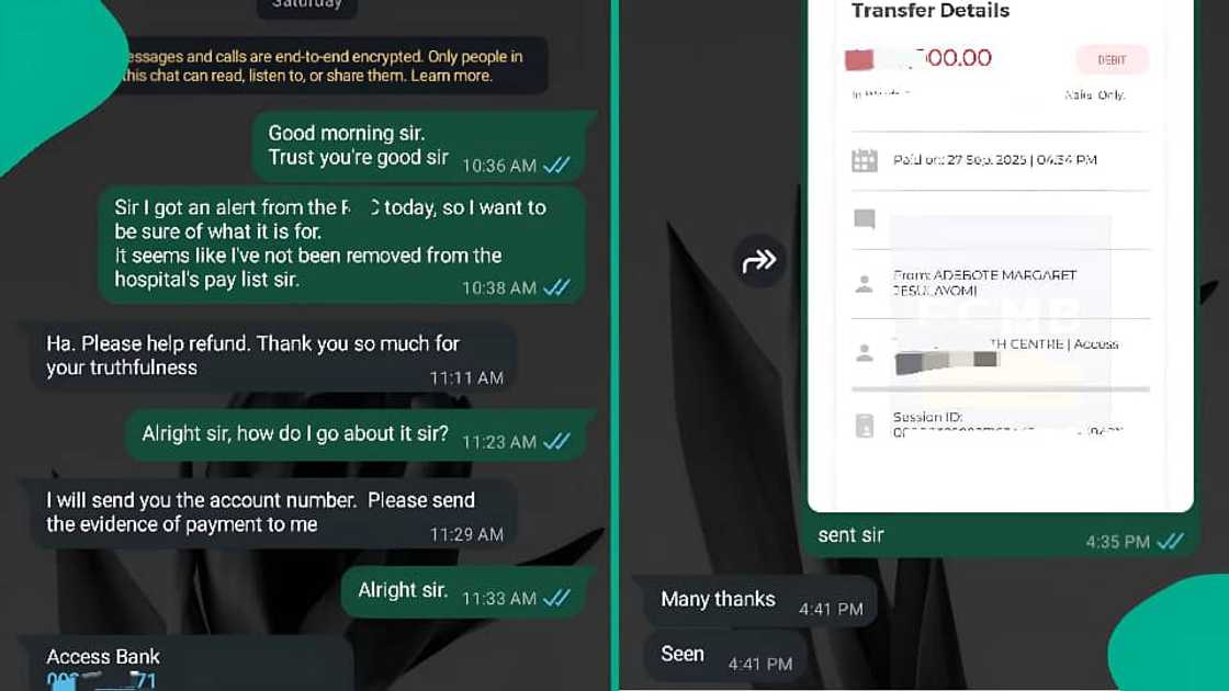 Nigerian lady surprises many by returning wrongly paid salary