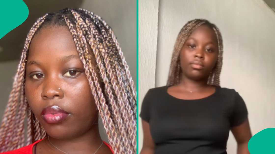 Lady shows what photographer did with her photos. Lady shows what photographer did with her photos.