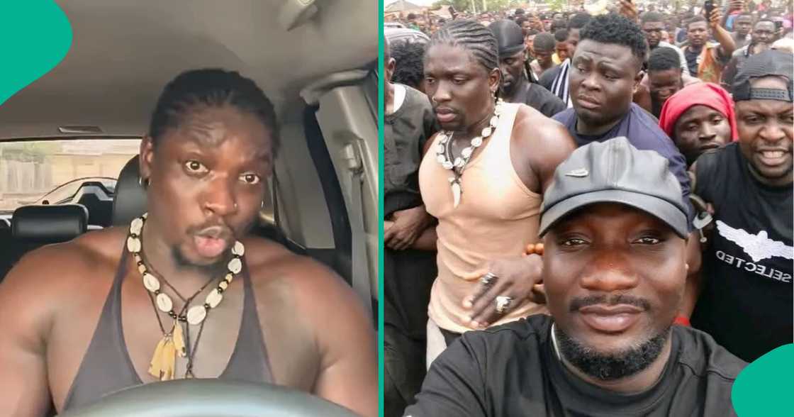 Suspended Benue state Lubem Terkula receives a job offer from VeryDarkMan days after he was sacked for participating in a protest against killings in the state. Suspended Benue state Lubem Terkula receives a job offer from VeryDarkMan days after he was sacked for participating in a protest against killings in the state.