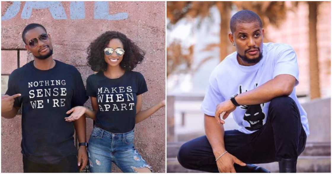 Actor Alexx Ekubo and his lover Actor Alexx Ekubo and his lover