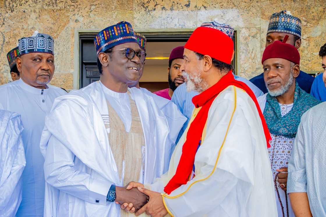 Ibrahim Dahiru Bauchi na gaisawa da Mai Mala Buni Ibrahim Dahiru Bauchi na gaisawa da Mai Mala Buni