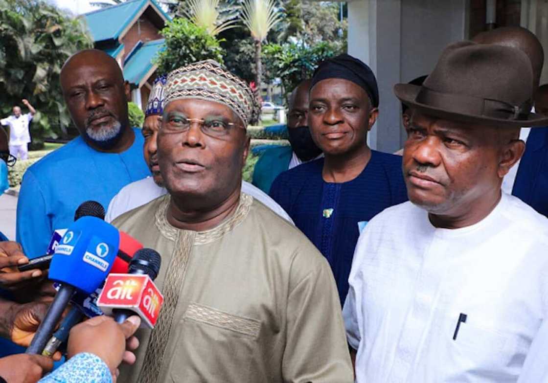 Atiku Abubakar, Governor Nyesom Wike, PDP, 2023 election, Governor Ifeanyi Okowa, Iyorchia Ayu Atiku Abubakar, Governor Nyesom Wike, PDP, 2023 election, Governor Ifeanyi Okowa, Iyorchia Ayu