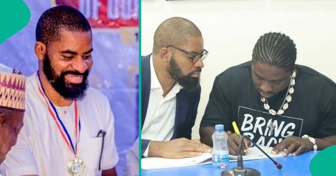 Deji Adeyanju, VeryDarkMan's lawyer, celebrates being honoured with prestigious awards at two events Deji Adeyanju, VeryDarkMan's lawyer, celebrates being honoured with prestigious awards at two events