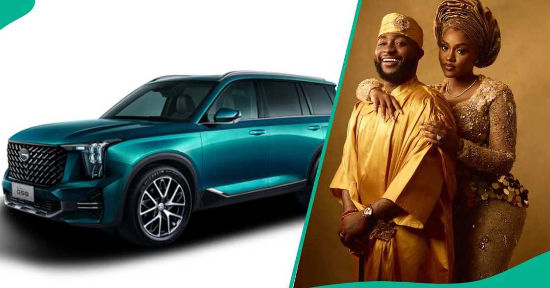 Davido, Chioma and their GAC car gift Davido, Chioma and their GAC car gift