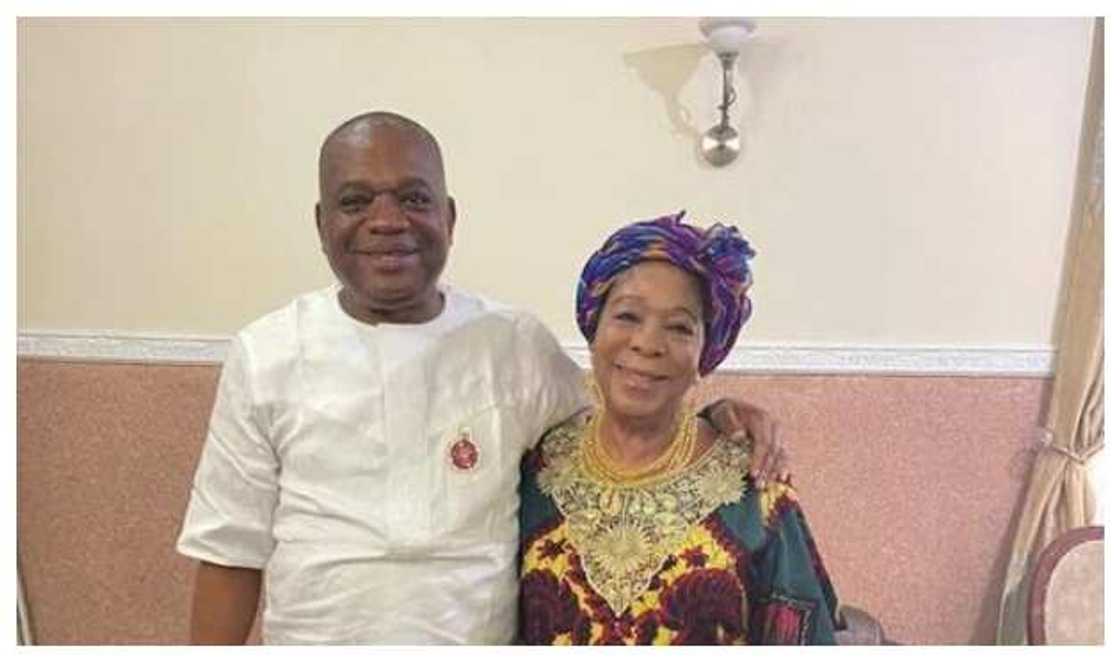 Kalu and mum Kalu and mum