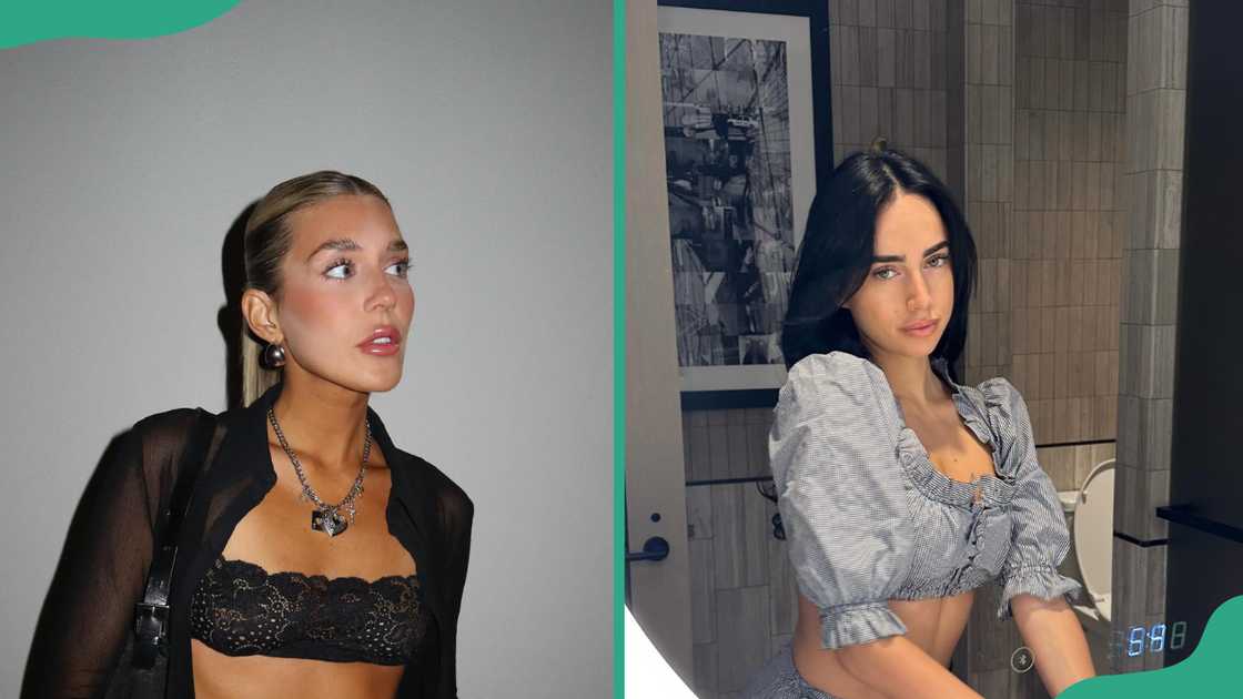 Sydney Gordon in Los Angeles, California on 18 August 2024 (L). Maria Georgas in Hilton, New York Times Square on 18 July 2024 (R). Sydney Gordon in Los Angeles, California on 18 August 2024 (L). Maria Georgas in Hilton, New York Times Square on 18 July 2024 (R).