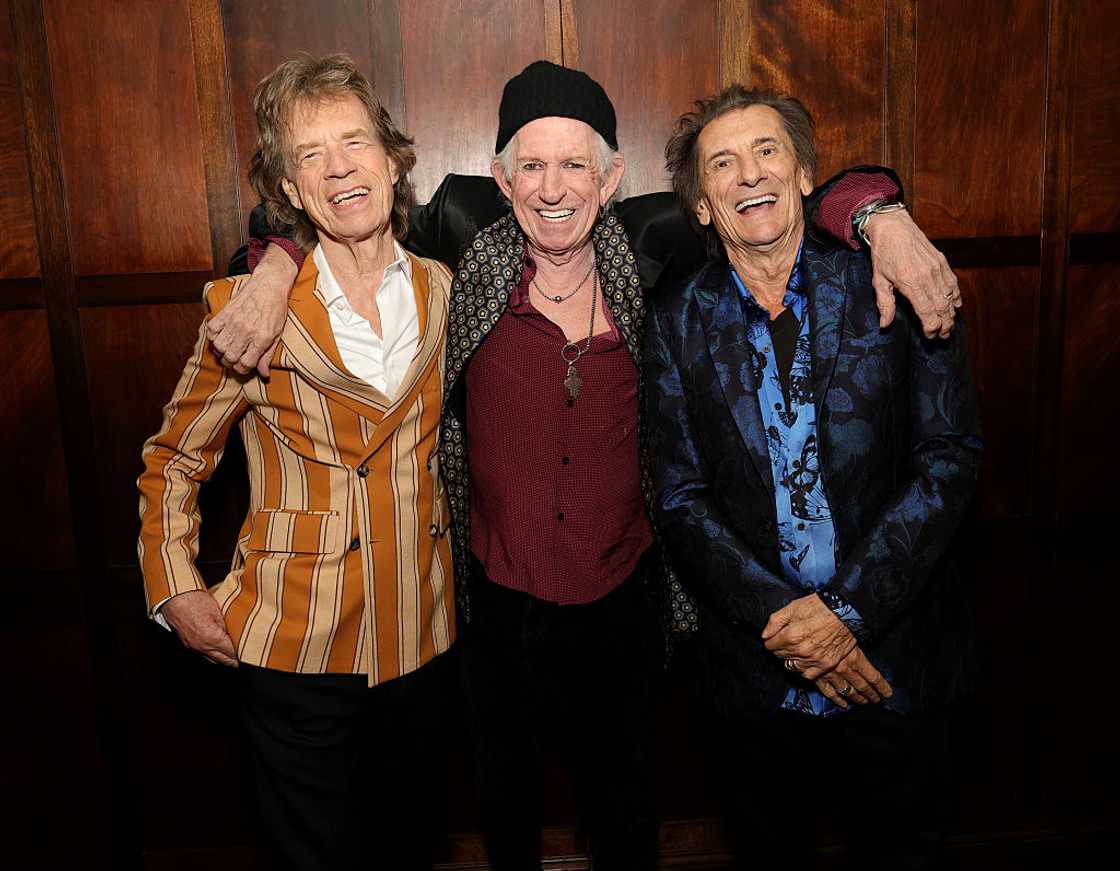 Mick Jagger, Keith Richards and Ronnie Wood at Weylin in Brooklyn, NY Mick Jagger, Keith Richards and Ronnie Wood at Weylin in Brooklyn, NY