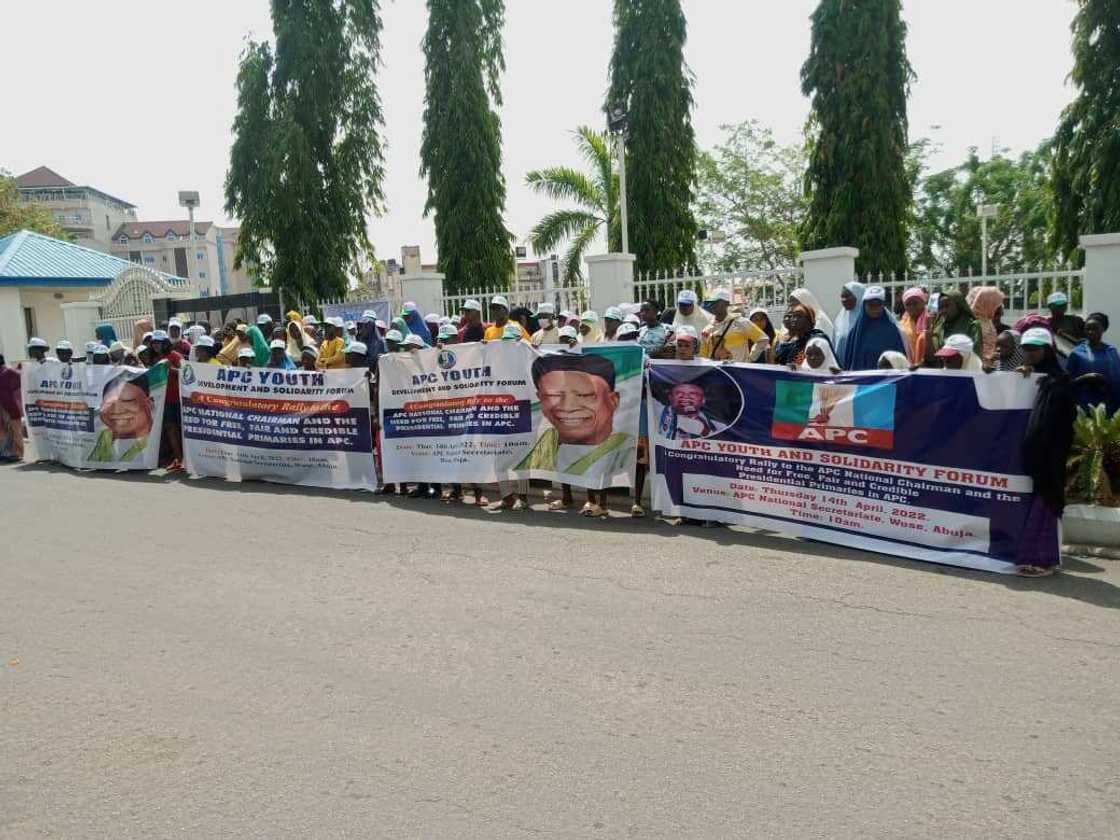 2023: APC group holds rally in Abuja