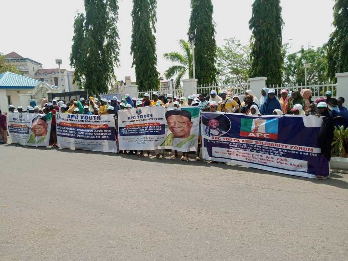 2023: APC group holds rally in Abuja 2023: APC group holds rally in Abuja