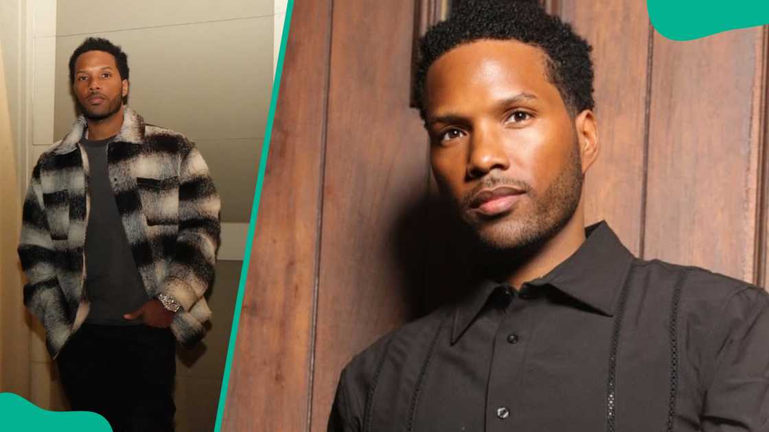 Mendeecees Harris posing for photos