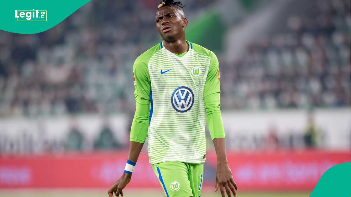 Victor Osimhen, VfL Wolfsburg, FC Augsburg, Volkswagen Arena, Germany, Bundesliga. Victor Osimhen, VfL Wolfsburg, FC Augsburg, Volkswagen Arena, Germany, Bundesliga.