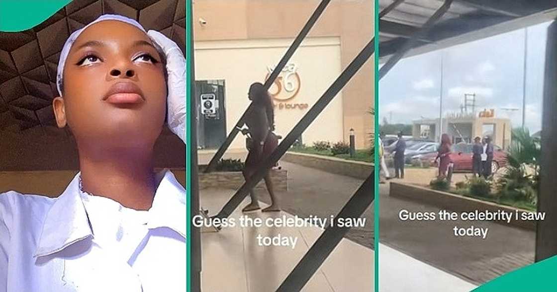 Lady expresses disappointment after seeing a popular female celebrity wearing bathroom slippers at mall. Lady expresses disappointment after seeing a popular female celebrity wearing bathroom slippers at mall.