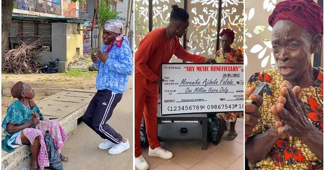 Old woman dances, N1.3 million Old woman dances, N1.3 million