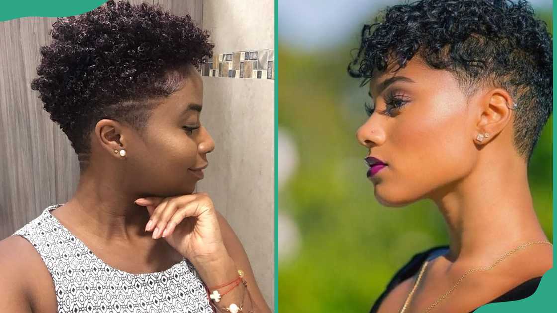 Tapered fade with curly top Tapered fade with curly top