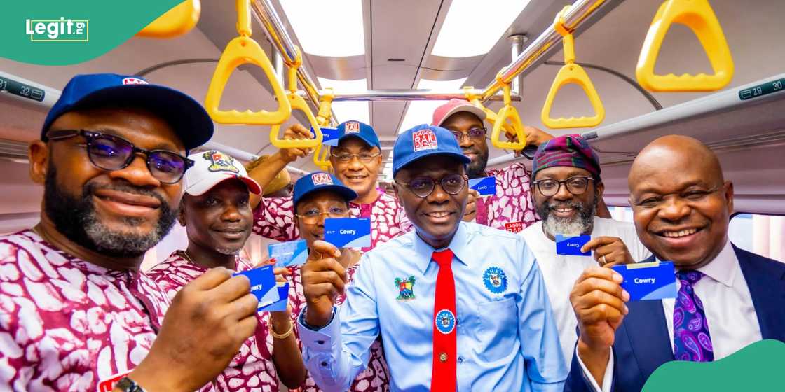 Lagos state governor, Sanwo-Olu launches red line train operations Lagos state governor, Sanwo-Olu launches red line train operations