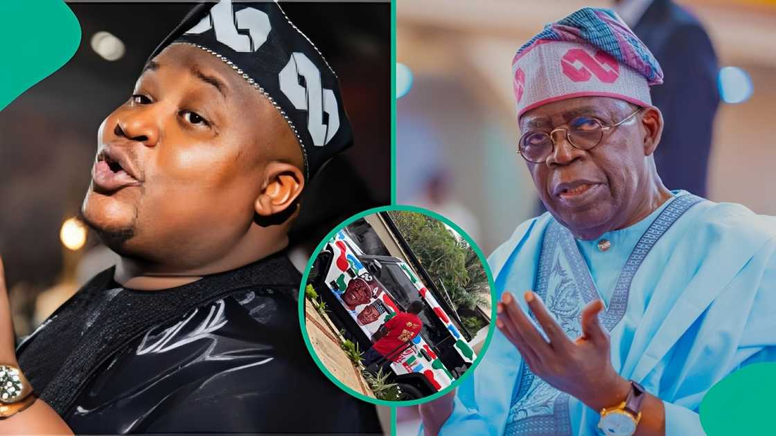 Cubana Chiefpriest flaunts customized Lamborghini Urus, Rolls-Royce for Tinubu's campaign