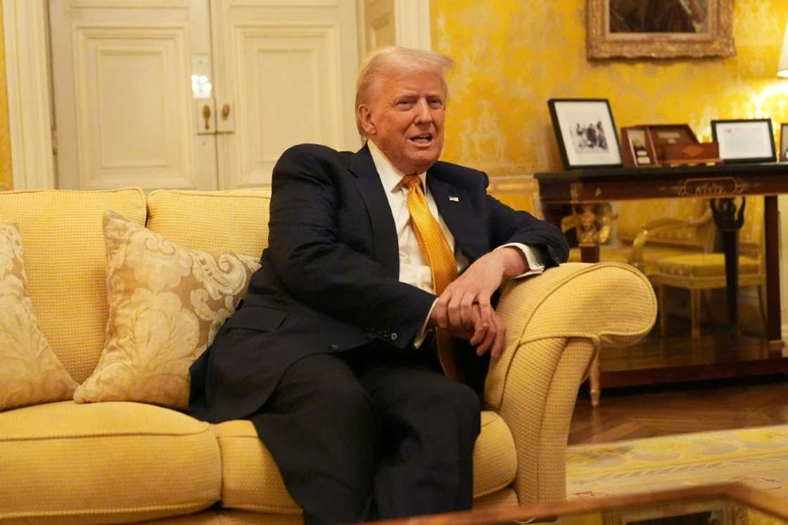 The major US investment by SoftBank is a boon for President-elect Donald Trump, pictured in Paris in December, ahead of his inauguration on January 20 The major US investment by SoftBank is a boon for President-elect Donald Trump, pictured in Paris in December, ahead of his inauguration on January 20