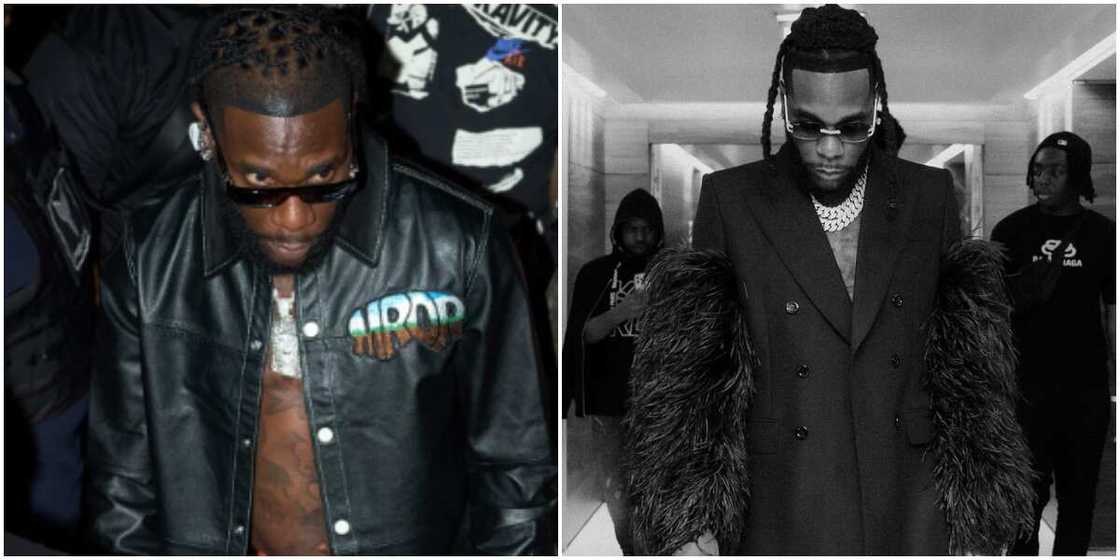 Burna Boy and female soldier Burna Boy and female soldier