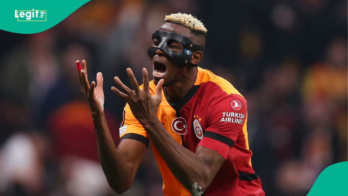 Victor Osimhen has reacted to the Galatasaray team display in the clash against Dynamo Kiev