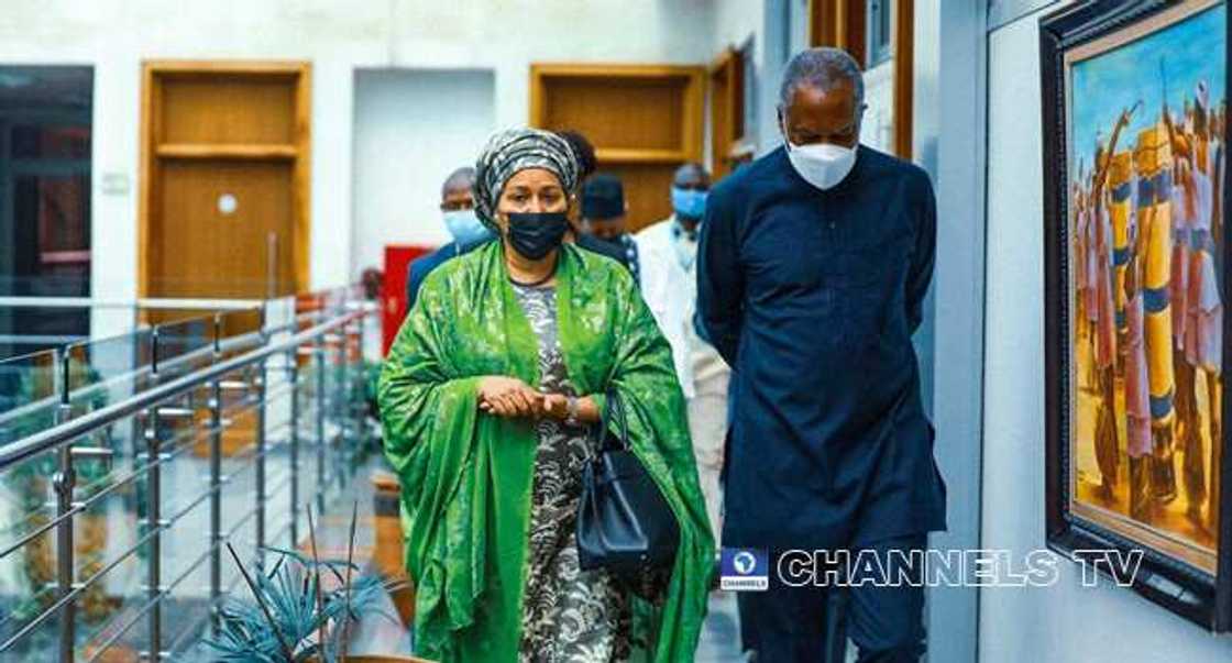 Zuba jari kan matasa ne kadai mafita ga rashin tsaro, Amina Mohammed Zuba jari kan matasa ne kadai mafita ga rashin tsaro, Amina Mohammed