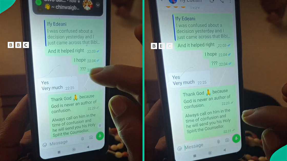 Nanyah's mother shares her last WhatsApp message with her daughter before she died Nanyah's mother shares her last WhatsApp message with her daughter before she died