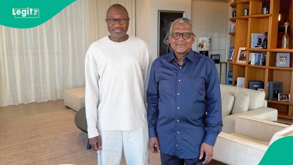 Inside Monaco: Femi Otedola Pays Courtesy Visit to Dangote, Predicts ‘$200B Financial Dominance