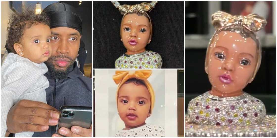 American Rapper Safaree Makes Stunning Pendant of Daughter's Image, Flaunts Jewellery Online American Rapper Safaree Makes Stunning Pendant of Daughter's Image, Flaunts Jewellery Online