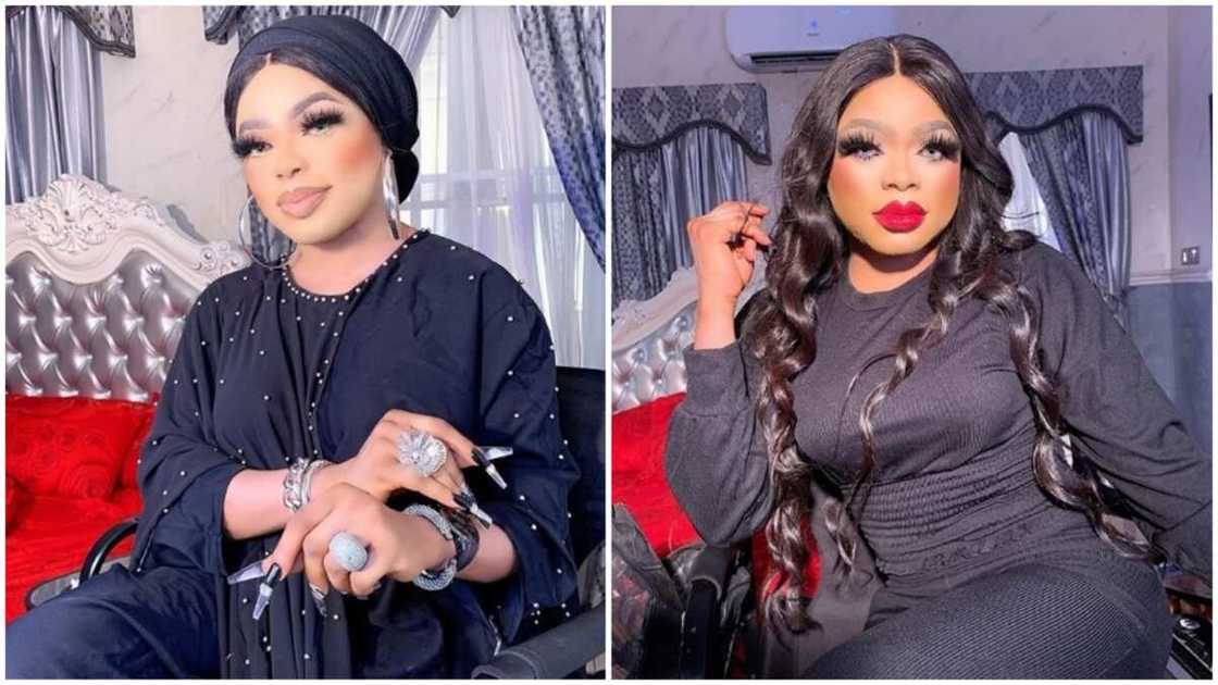 If you want to be a runs girl, be an expensive one - Bobrisky says as he shows off dollar bills If you want to be a runs girl, be an expensive one - Bobrisky says as he shows off dollar bills