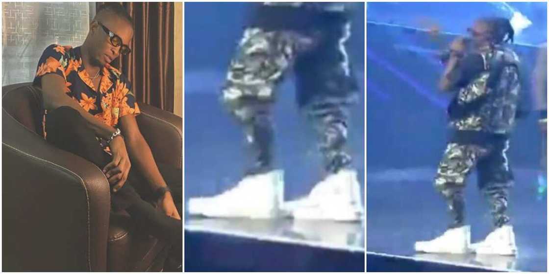 BBNaija's Laycon's footwear to the Headies Award causes reactions on Twitter BBNaija's Laycon's footwear to the Headies Award causes reactions on Twitter