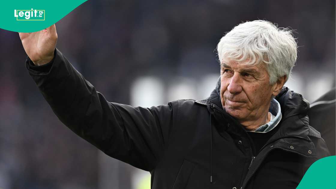 Gian Piero Gasperini, Atalanta, Cagliari, Gewiss Stadium, Bergamo, Italy, Serie A. Gian Piero Gasperini, Atalanta, Cagliari, Gewiss Stadium, Bergamo, Italy, Serie A.