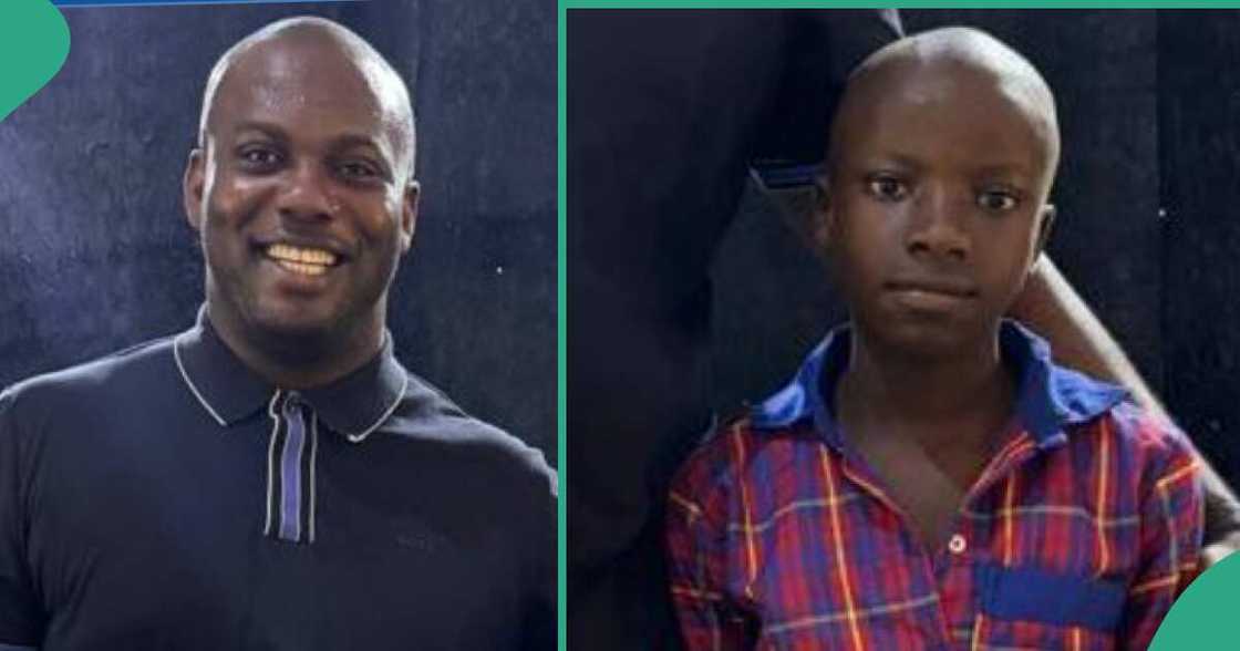 Nigerian man boosts boy's educational dreams. Nigerian man boosts boy's educational dreams.
