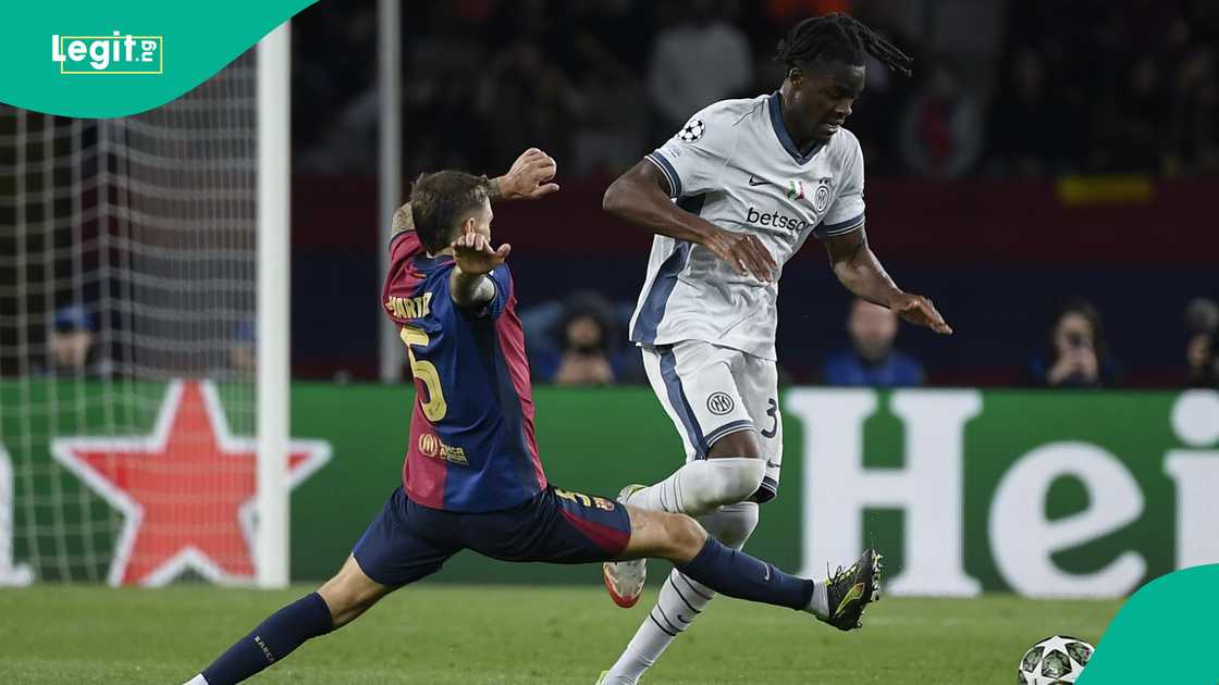 Taye Taiwo, Barcelona, Inter Milan, Champions League Taye Taiwo, Barcelona, Inter Milan, Champions League