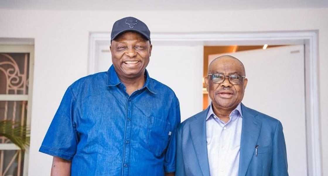 FCT minister Nyesom Wike has clarified his meeting with the APC national chairman, Nentawe Yilwatda.