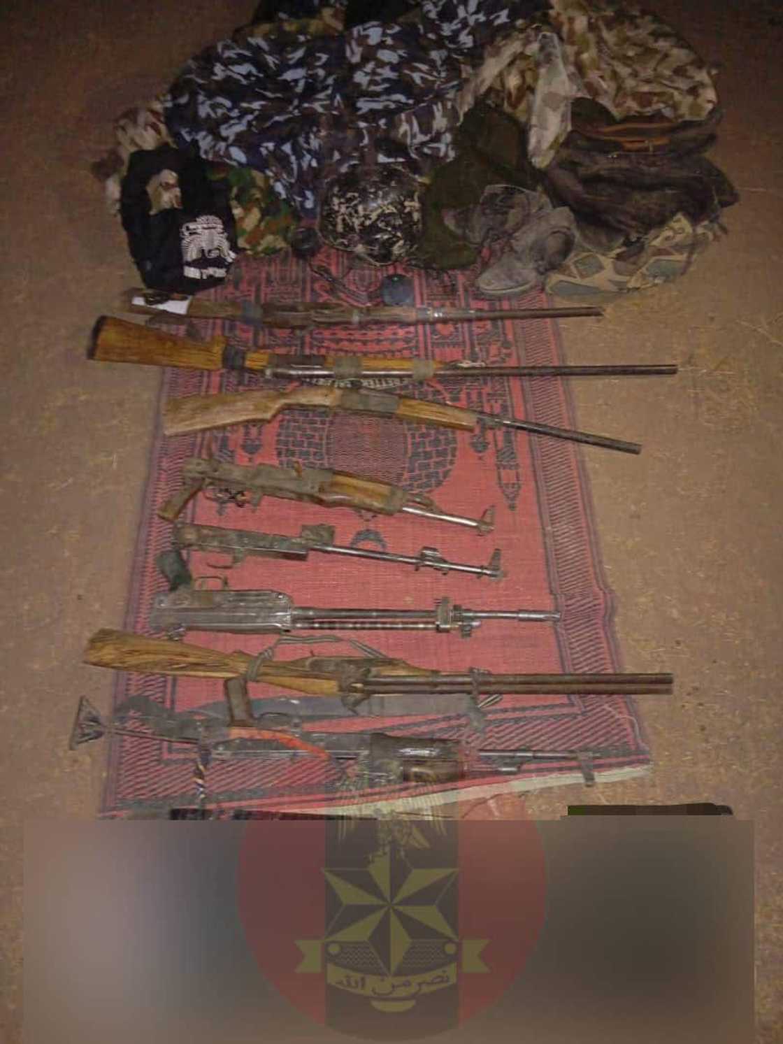 Wasu abubuwan da sojoji suka kwato a Bauchi