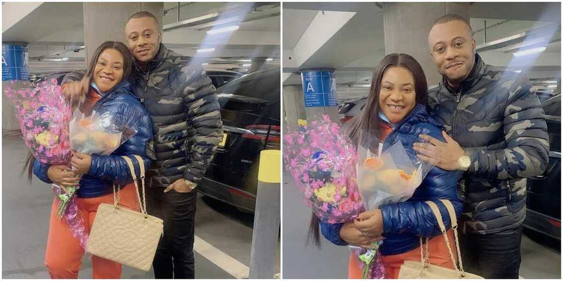 Actress Nkechi Blessing and her man Actress Nkechi Blessing and her man