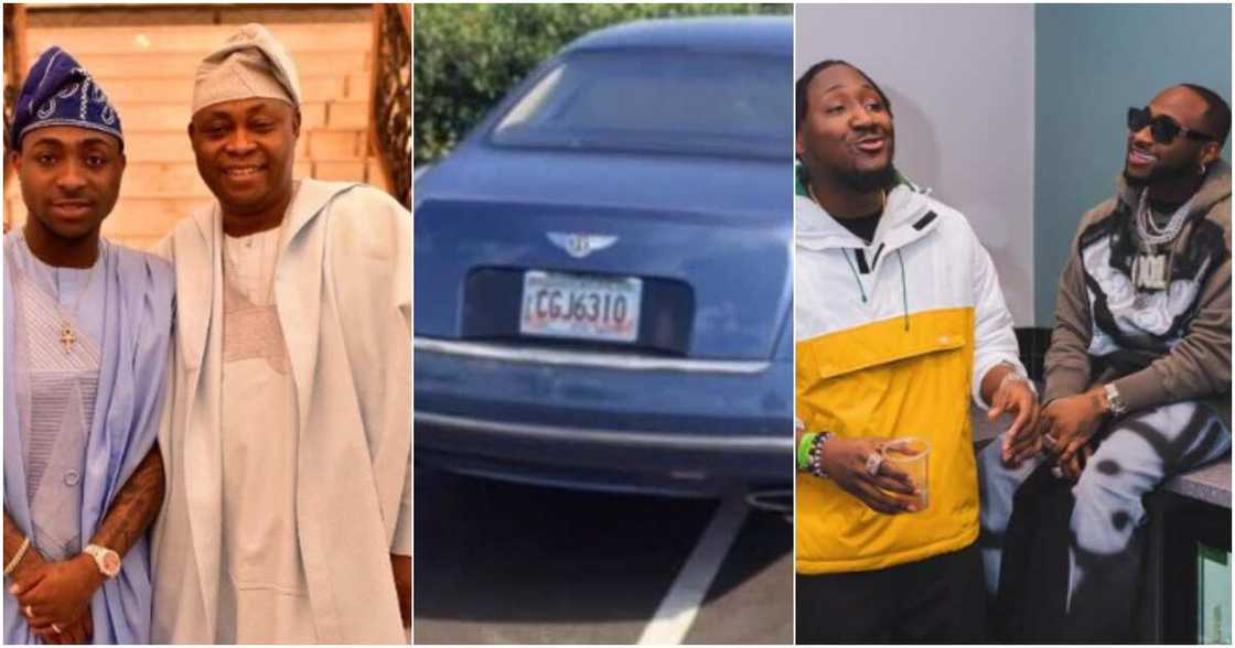 Davido's dad and cousin Davido's dad and cousin