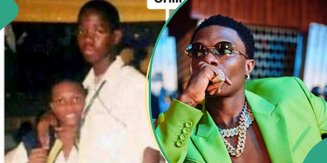 Old picture of Wizkid in secondary school Old picture of Wizkid in secondary school