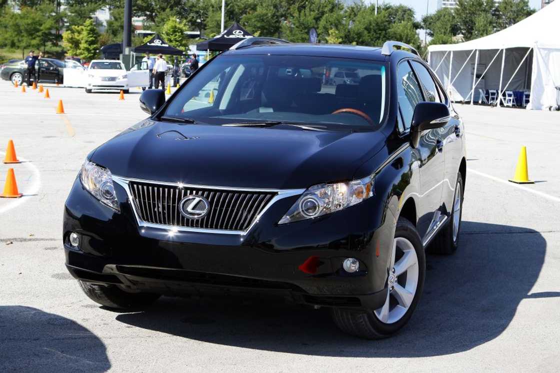 2010 Lexus RX car during the Lexus Safety Experience In Chicago