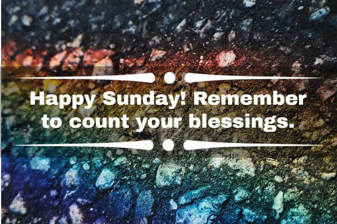 Sunday morning blessings