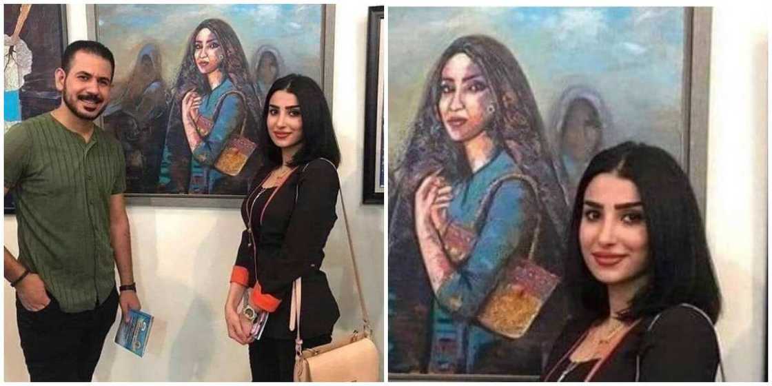 Mysterious: Man Marries Woman That Looked Exactly Like Painting He Had Made, Social Media Reacts Mysterious: Man Marries Woman That Looked Exactly Like Painting He Had Made, Social Media Reacts
