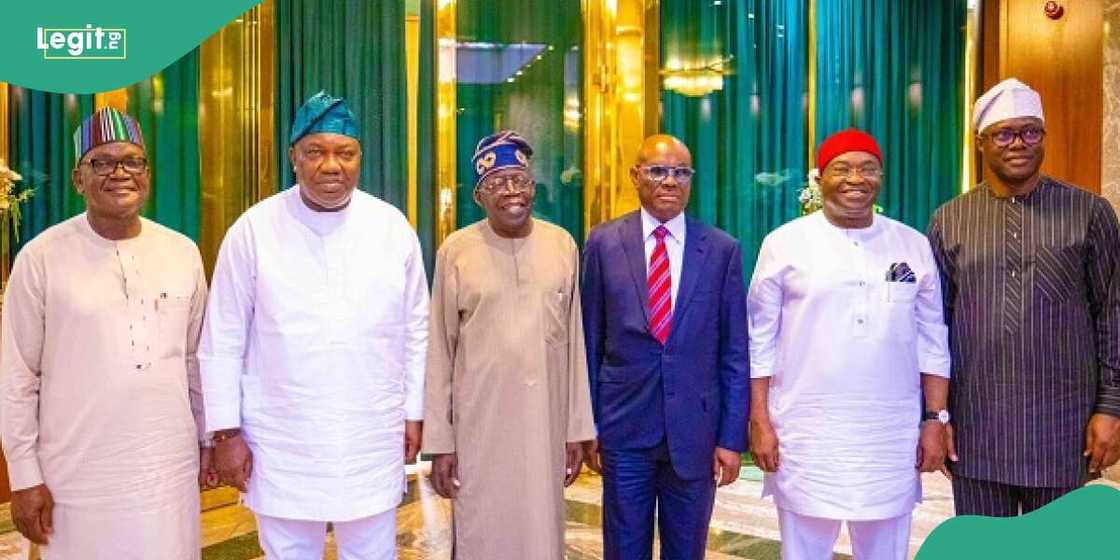 Gwamnonin G5 sun ce za su goyi bayan Tinubu a 2027 Gwamnonin G5 sun ce za su goyi bayan Tinubu a 2027