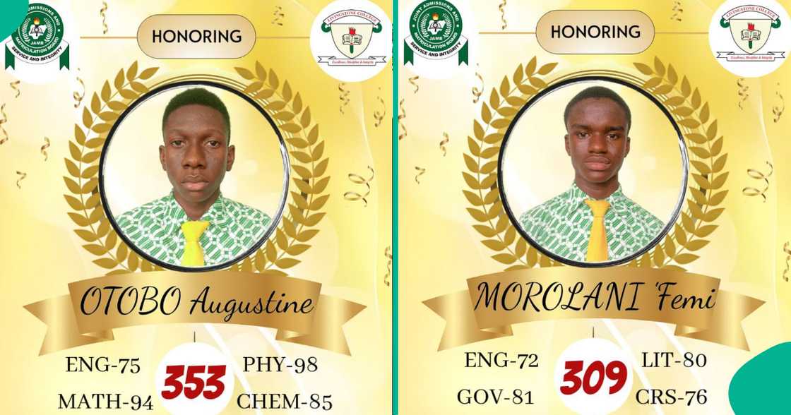 The 2025 UTME top scorer of Livingstone College of Arts and Science, Otobo Augustine, got an impressive score of 353. The 2025 UTME top scorer of Livingstone College of Arts and Science, Otobo Augustine, got an impressive score of 353.